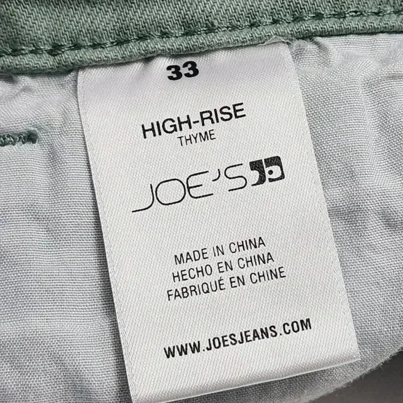 Joes Jeans Wide Leg High-Rise Thyme Jean Raw hem Size 33 8CT - Picture 5 of 8